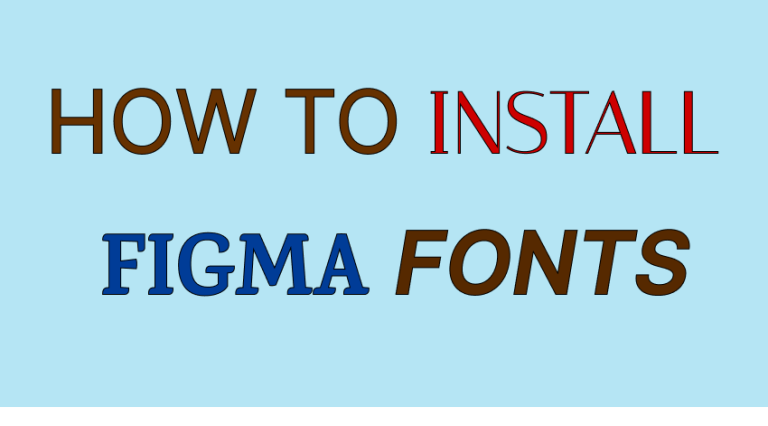 how to install figma fonts