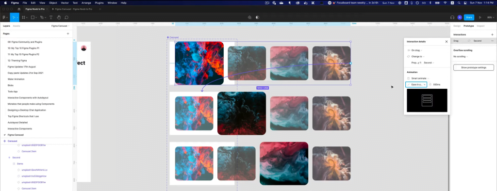Creating Interactive Carousels in Figma
